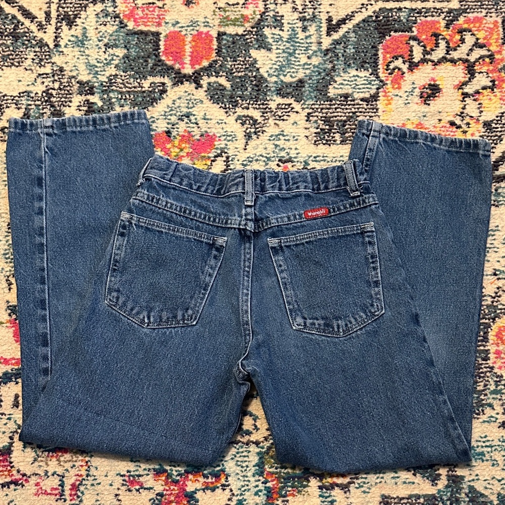 Wrangler Boy’s Five Star Straight Loose Fit Jeans Sz 14